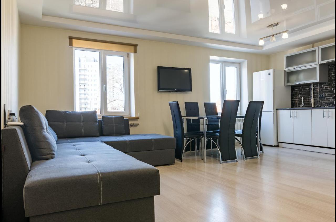 Luxury 2-Bedroom Most City Area, Center Dnipro Bagian luar foto